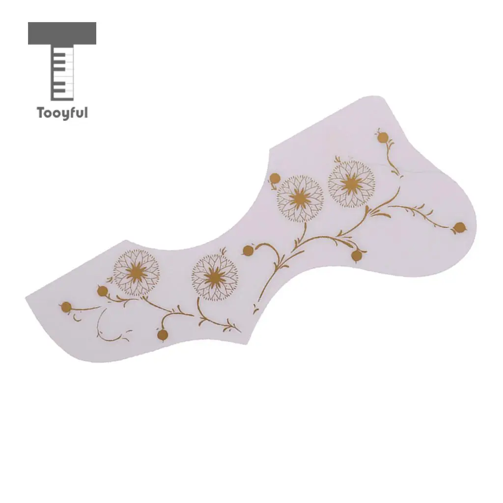 Tooyful Finest PVC Adhesive Left-handed Guitar Pickguard Scratch Plate for 40'' 41'' Acoustic Guitar Replacement Part