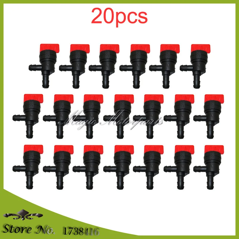 20x 90 Degree 1 4 Gas Fuel Shut Off Cut Off Valve Petcock For Tecumseh