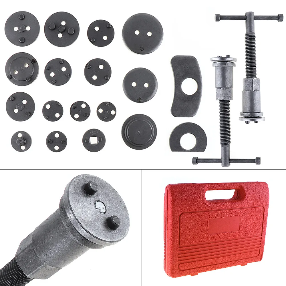 

22pcs/Set Universal Butterfly Auto Car Disc Brake Caliper Wind Back Brake Piston Compressor Tool For Automobile Garage Repair