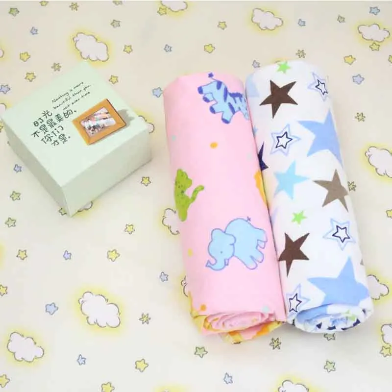 2pcs 5 Summitkids 4pcs2pcs/пакет одеяло из хлопка фланели ребенка пеленать для одеяло s новорожденных простыня мягкое одеяло - Цвет: 2pcs 5
