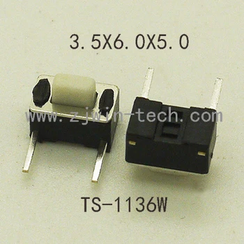 

1000pcs/lot 2pin Key Power Click Button Switch Noxt Fixed ( side two feet) Momentary Tact Switch 3X6mm H=5mm