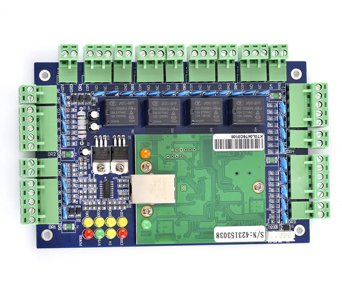 

RFID Four Door Access Control Systems+TCP/IP+Donated Software L04