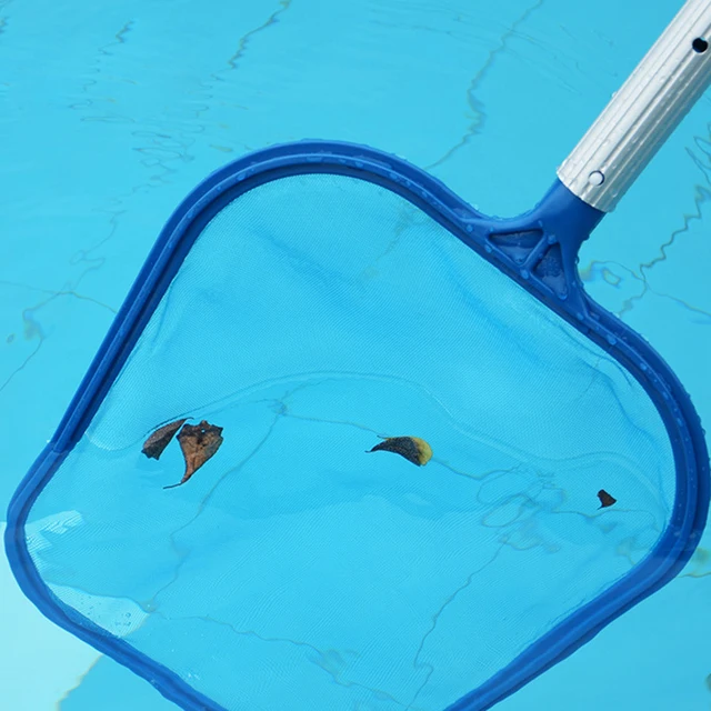 1PC New Professional Leaf Rake Mesh Frame Net Skimmer Lightweight Blue Plastic Pool Accessories Spa Clean Swimming Pool Tools