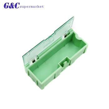

5PCS Anti-static SMT SMD Kit Lab chip Components Screw Storage Box Pink BBC