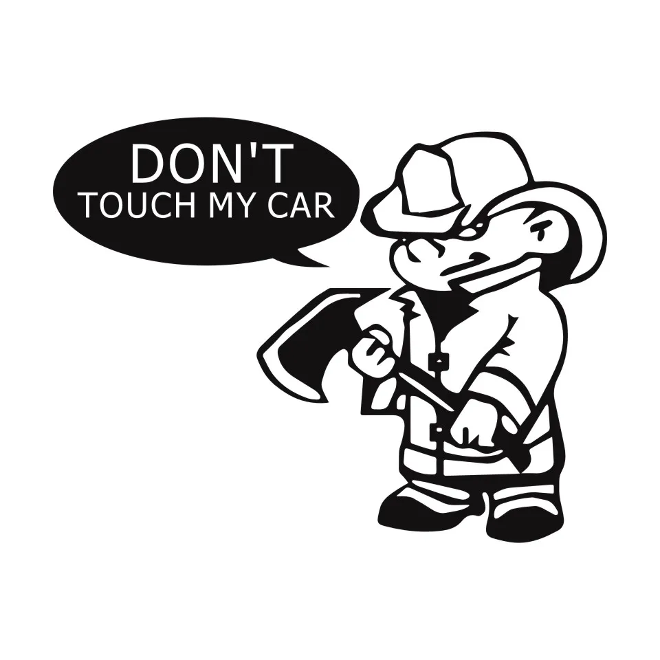 18.214 Don't Touch My Car Sticker Slammed Funny Decals Motorcycle Car Styling Accessories (5)