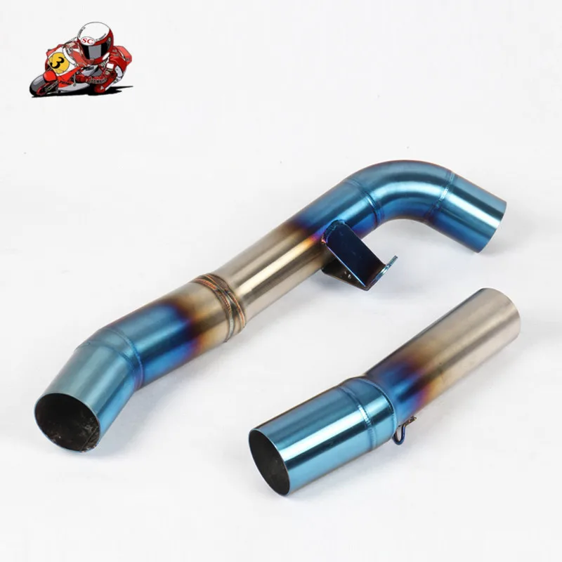 

Motorcycle Exhaust Middle pipe for Kawasaki Z1000 2007-2009 without exhaust slip on full system link pipe