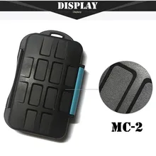 Срочная Ограниченная серия Черный Для Sd Держатель для карт водонепроницаемый экстремально для памяти чехол Mc-2 для 4 Cf карт 8 коробок