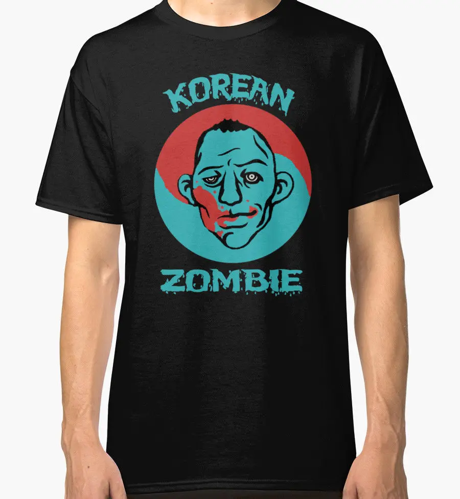 New The Korean Zombie Men's Black Tees Shirt Clothingin TShirts from