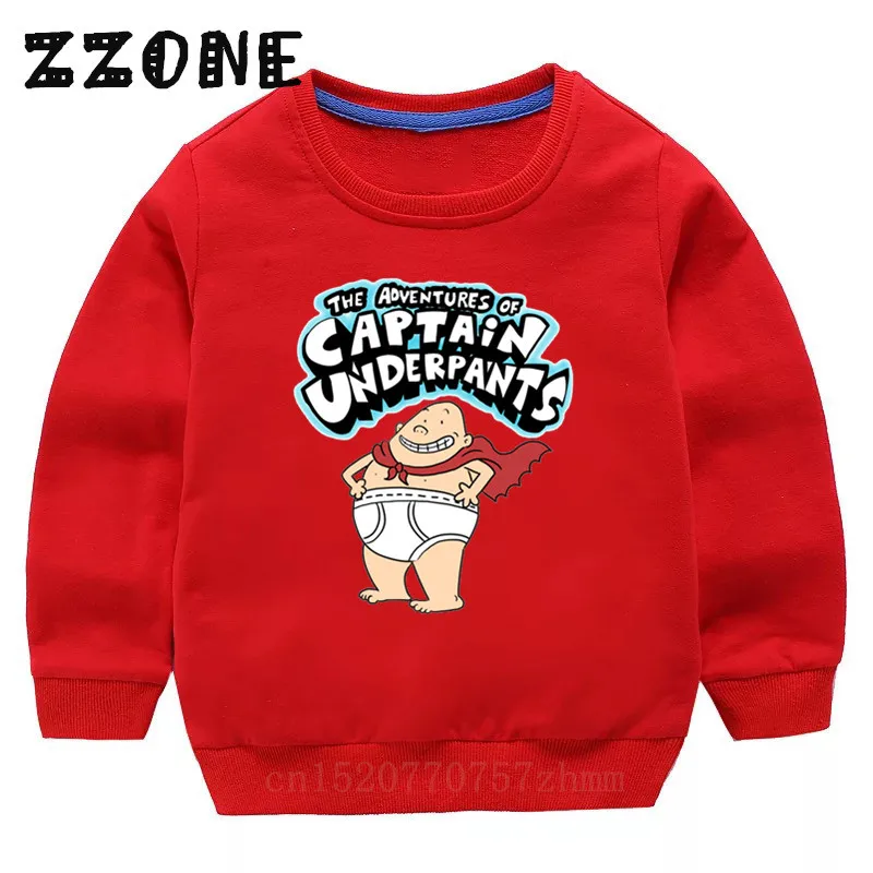 Captain Underpants Kids | Clothing Sweatshirt Captain