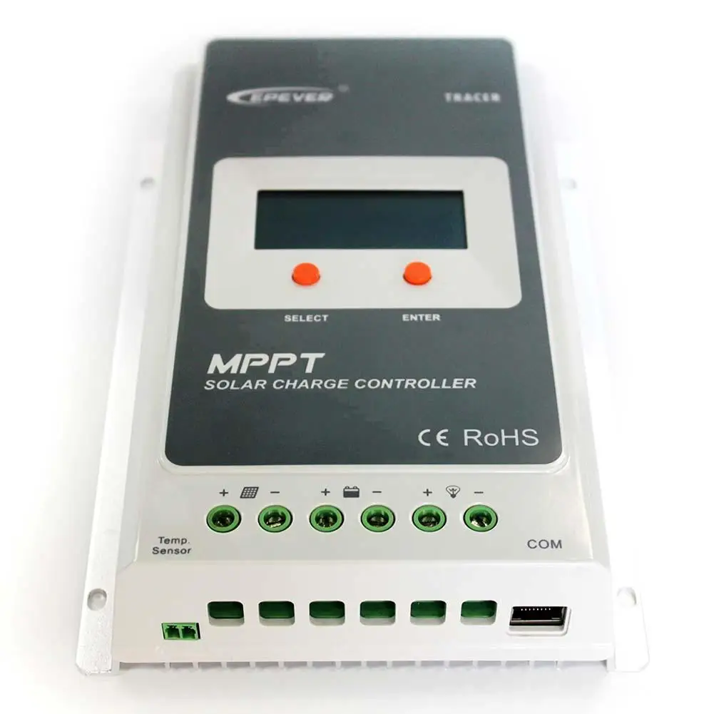 

EPSOLAR 30A MPPT 12V/24V Autoswitch Solar Panel Battery Controller Regulator LCD Diaplay Solar Power Solar Equipment 3210A