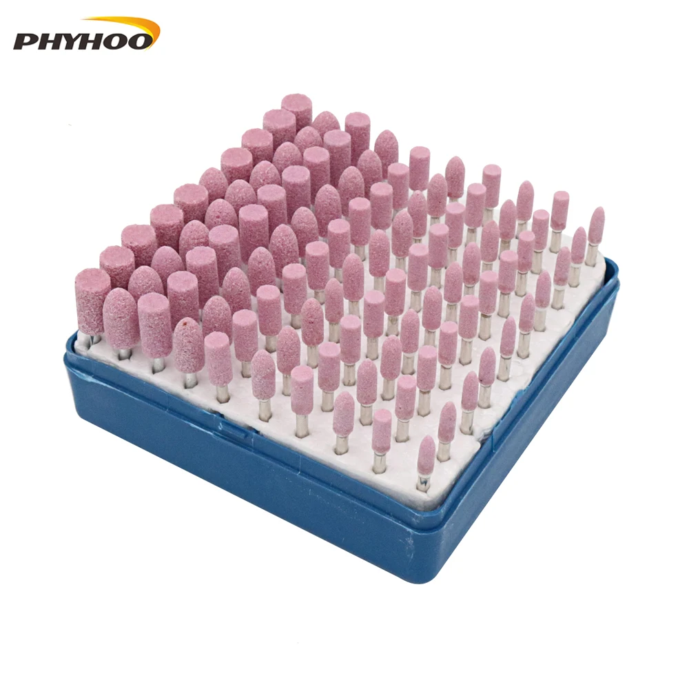 Abrasive Mounted Stone Grinding Wheels Bits Set Cone Polishing