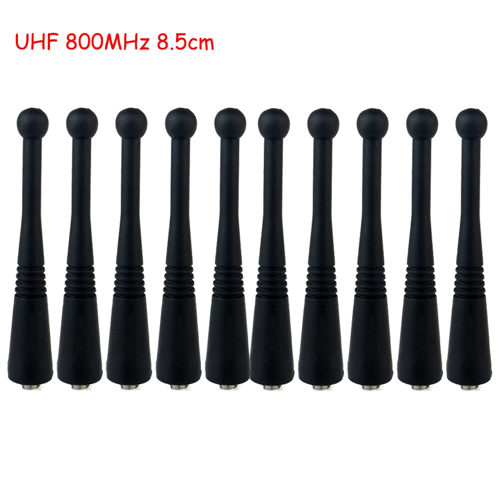 10PCS Walkie Talkie UHF 800MHz Antenna SMA Female For Motorola HT1000 MTX950 MTX960 XTS5000 XTS2500 STX AstroSaber Two way Radio