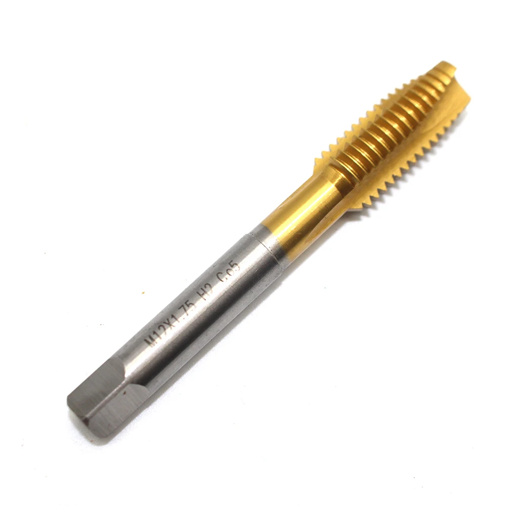 

1PC Spiral Point Titanium Plating HSS Cobalt Metric Tap M3 M4 M5 M6 M7 M8 M9 M10 M11 M12 Machine Tool High Speed Steel Screw Tap