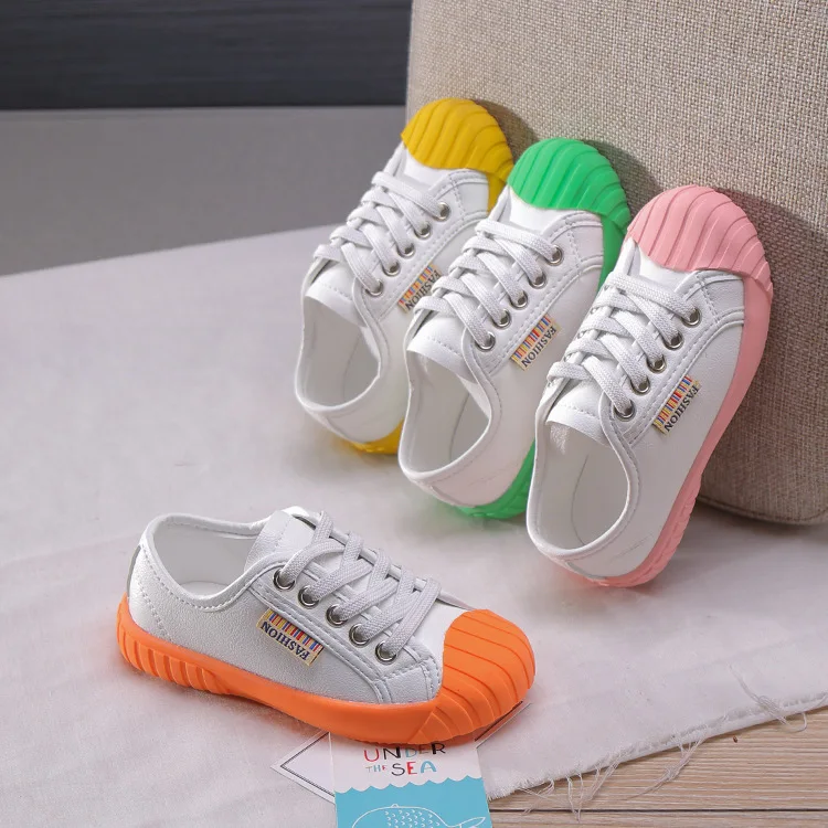 Autumn Kids Casual Sneakers Baby Girls Genuine Leather Shoes Children Mesh Sport Sneakers Toddler Boys Brand Sneakers Trainers