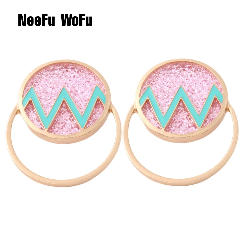 

NeeFu WoFu Orecchini Resin brand Earring Oorbellen Dripping oil Big Earrings Kolczyki charm Large Woman Brinco Ear
