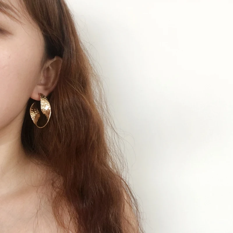 

Timeless Wonder glam Geo knot Stud statement Earrings Bijoux Punk Hiphop Pop Gift gown designer simple neat top party ins 4138