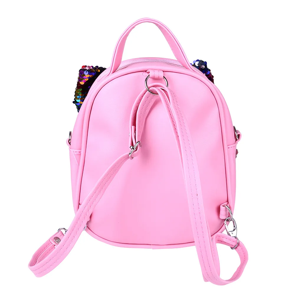 Детские школьная сумка, очаровательные модные блестки бант Повседневные детские плечи сумка Детский рюкзак мальчик девочка Школьные сумки подарок для детей рюкзак