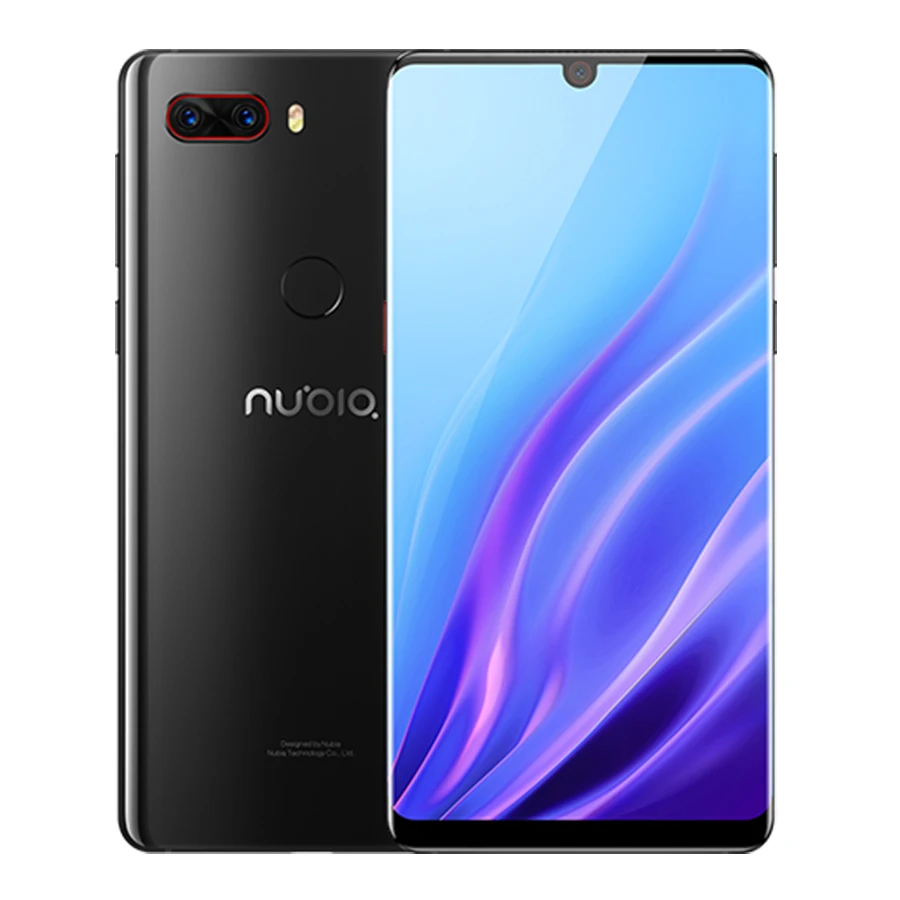 Мобильный телефон zte Nubia Z18, 6,0 дюймов, полноэкранный Восьмиядерный процессор Snapdragon 845, 6 ГБ, 64 ГБ, двойная задняя камера 16 Мп+ 20 МП, 3450 мАч, телефон