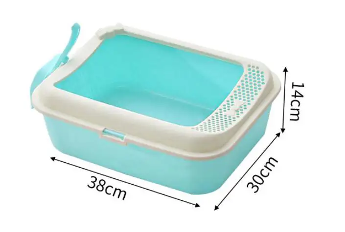 HIPET Pet Dog Cat Litter Box Toilet Bedpan Semi-closed Anti-Splash Puppy Teddy Indoor Toilet Supplys For Dogs Cats Litter Tray