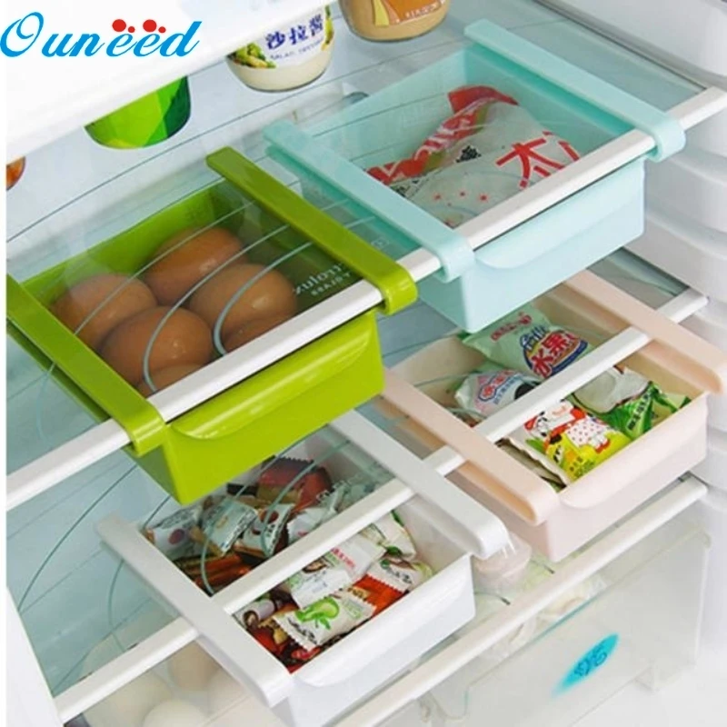 

Ouneed Happy Home Box Food Storage Refrigerator Shelf Storage Rack Storage Box Food Container Kitchen Tools 1 Piece