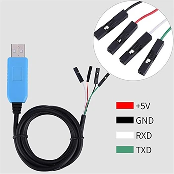 

ShenzhenMaker PL2303TA USB to TTL Serial Cable WINDOWS 8 Supported USB Debug Cable for Raspberry Pi