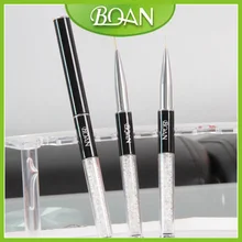 BQAN новейшая акриловая ручка со стразами для дизайна ногтей щетка 7 мм 10 шт./партия