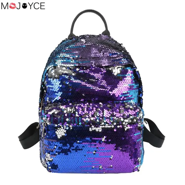 sequin backpacks for school