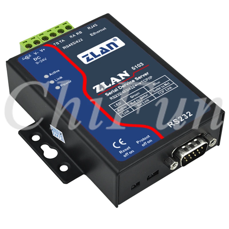 Промышленный последовательный порт RS232 RS422 RS485 к Ethernet TCP/IP серверное устройство