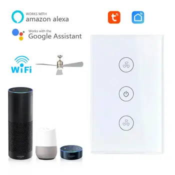 

EACHEN Wifi Ceiling Fan Switch-Smart Fan Speed Control-US(Tuya/SmartLife)