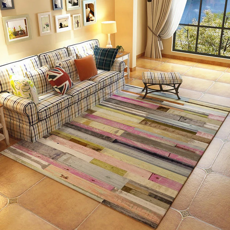 200x300cm European Style Living Room Carpet Anti Slip Soft Memory