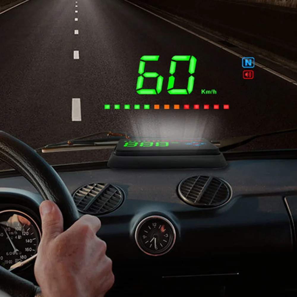 Проектор автомобильный AOSHIKE A2 проектор диагональю 3 5 дюйма OBD OBD2|Проекционный
