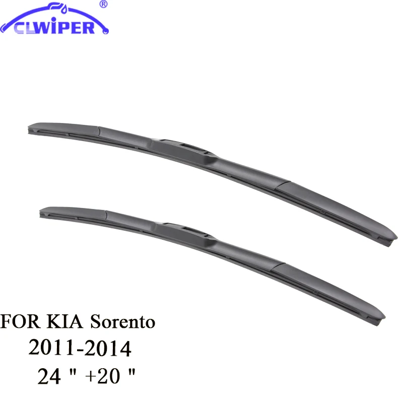 CLWIPER Wiper Blades For KIA SORENTO (2011 2014) 2012 2013 Windscreen Wiper Windshield Wiper
