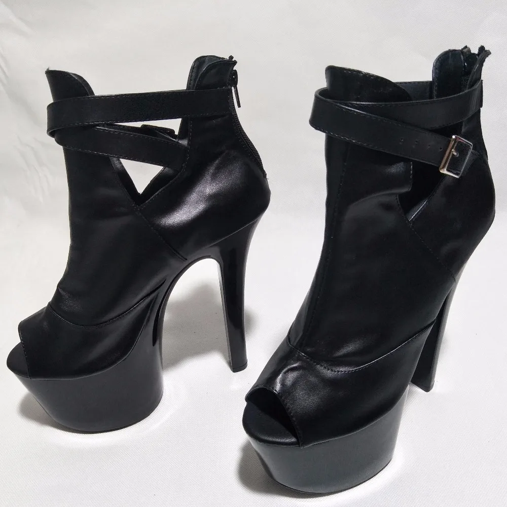 New 17cm high heels, sexy Roman gladiator shoes, stylish female motorcycle pumps