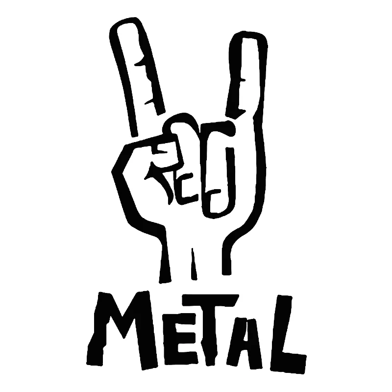 Car Sticker Vinyl 9.114.5cm Heavy Metal Electric Bass Guitar Rock Stickers 3D Decal Motorcycle Auto Wall Sticker on Car Styling (2)