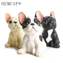 Украшение автомобиля, креативная личность, имитация французского бульдога, милая собака, украшение для гостиной, шкафа, украшения для семьи, декоративные изделия