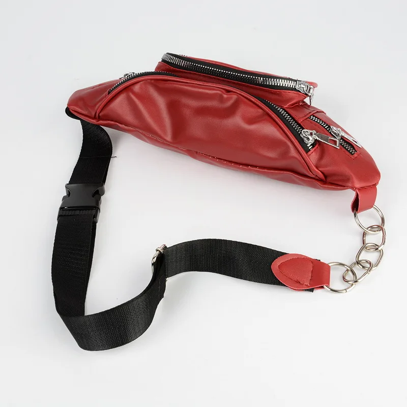 Oeak New Women Waist Bag Multifunction Women Waist Fashion Leather Phone Bags Small Belt Bag Cool Packs Women