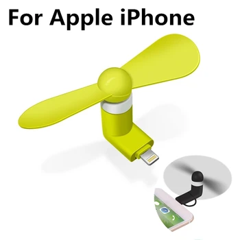 Creative Mini Portable Micro USB Fan 5v 1w Mobile Phone USB Gadget Fans Tester For Apple iphone 5 5s 5c se 6 6s 7 plus 8 X 1