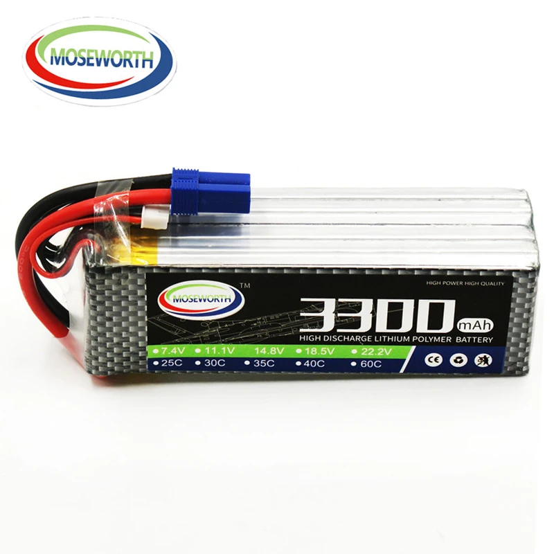 Аккумулятор Lipo 6S 22 2 в 3300 мАч 60C для радиоуправляемого квадрокоптера вертолета