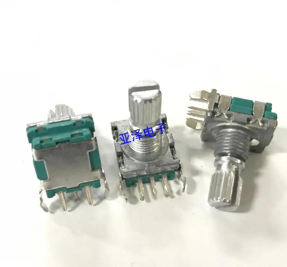 Best 5pcs lot High quality EC11B type vertical encoder with switch 20 20 axis positioning pulse length 15MM digital potentiometer