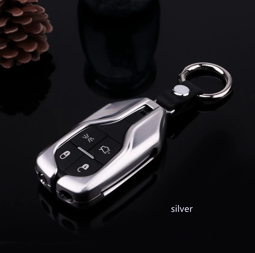 

High Quality Car Galvanzed Alloy Key Cover Holder Case For Maserati Ghibli GT GC Levante Fob Key Protect Accessories