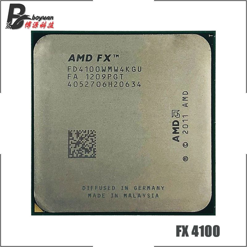 cpu core AMD FX-Series FX-4100 FX 4100 FX4100 3.6 GHz Quad-Core CPU Processor FD4100WMW4KGU Socket AM3+ latest processor in laptop