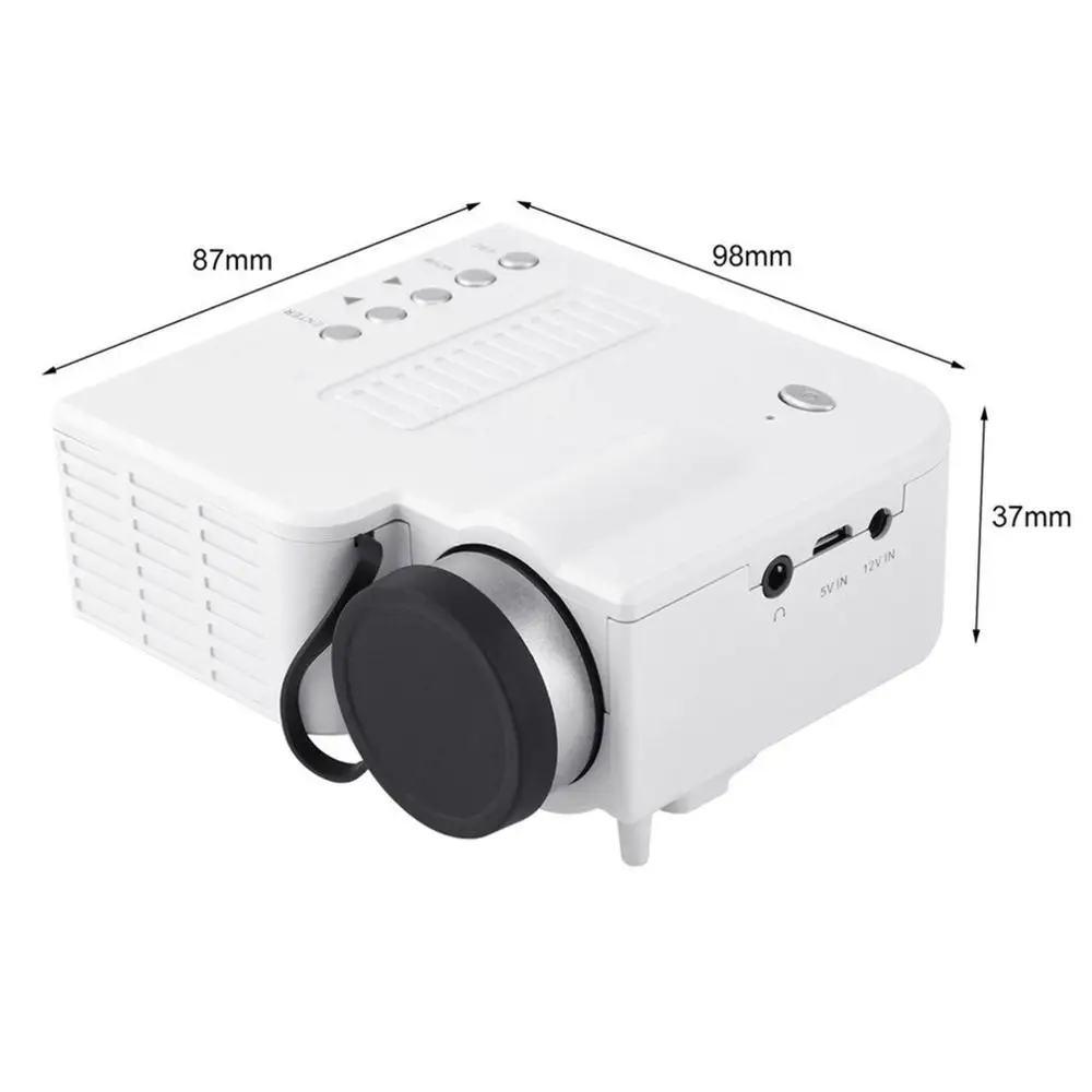 UC28A المحمولة مريحة HD 1080 P LED عارض فيديو المنزل مسرح سينما الترفيه الوسائط المتعددة PC USB التلفزيون AV عارض فيديو UC28A المحمولة مريحة HD 1080 P LED عارض فيديو المنزل مسرح سينما الترفيه الوسائط المتعددة PC USB التلفزيون AV عارض فيديو