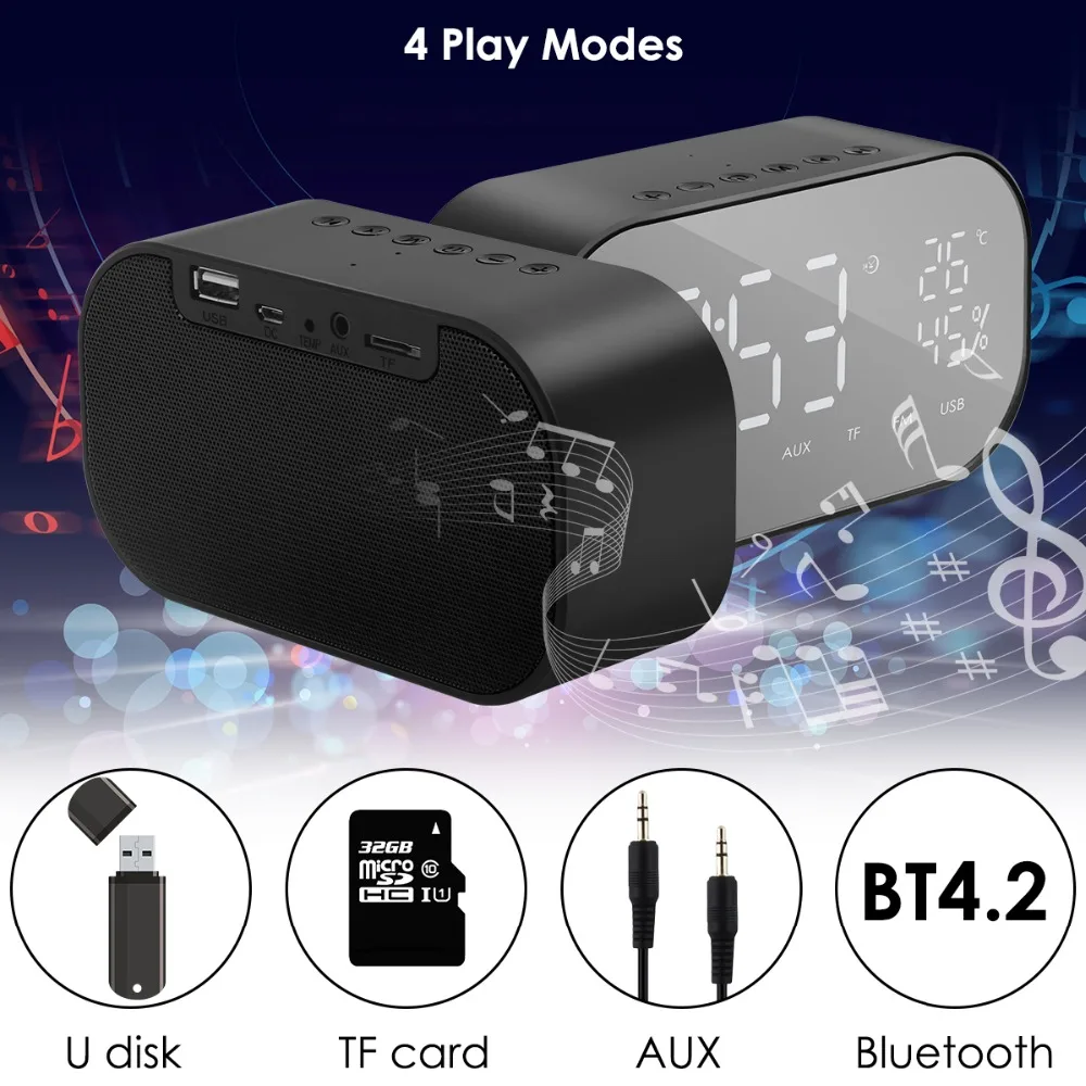 Портативная беспроводная bluetooth колонка SOONHUA для ноутбука телефона сабвуфер