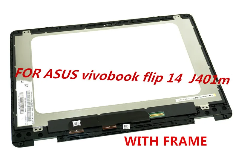 14 ''для Asus vivobook flip 14 J401m ЖК-дисплей сенсорный сборная экран 1920*1080