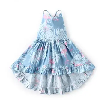 

Roimyal Wholesale 2019 summer hot sale European and American girls halter strap dress short long vacation beach dress