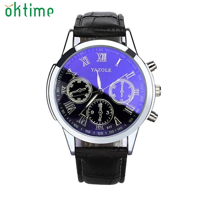 Топ люксовый бренд Мужские часы s YAZOLE для мужчин бизнес дизайн циферблат холст ремешок аналоговые кварцевые наручные часы montre homme marque Splendid
