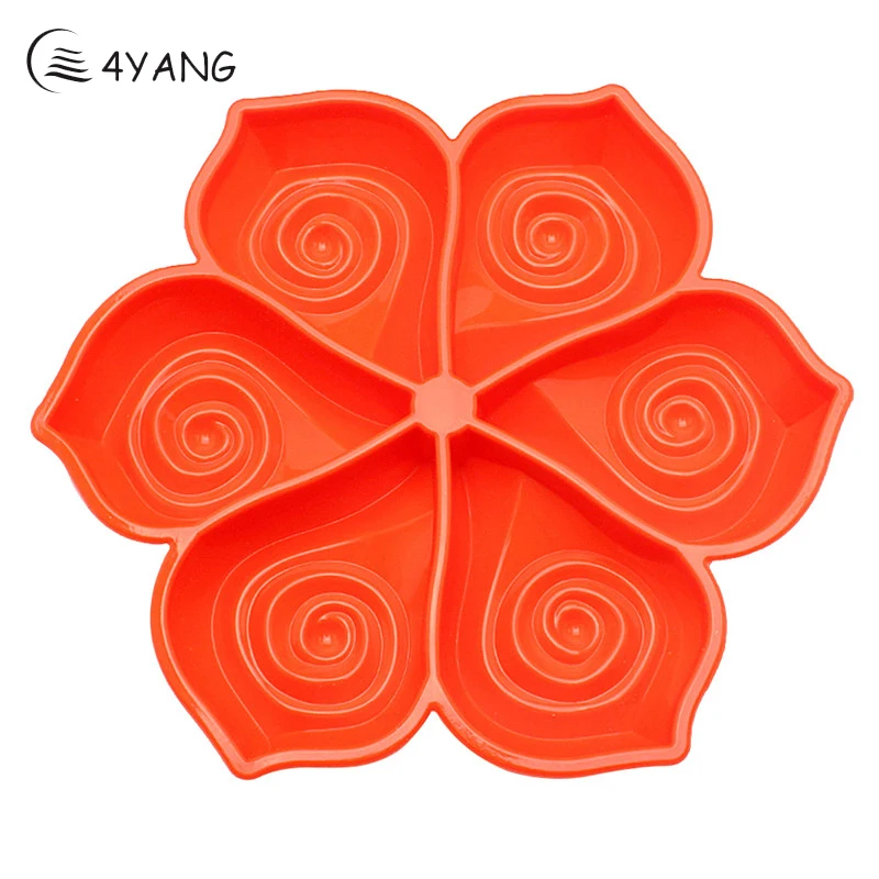 

TTLIFE 6 Cavity Rose-Shaped Silicone Cake Mould Chiffon Muffin Mold Non-Stick Mousse Baking Tools Bundt Pan Baking Pastry Tools