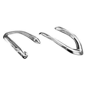 

Front Fog Light Bezel Trim Fog Light Cover for Fiat 500X 2017 2018 Abs Chrome Car Styling