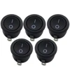 10Pcs ON/OFF Round Rocker Switch LED illuminated Car Dashboard Dash Boat Van 12V ► Photo 1/4