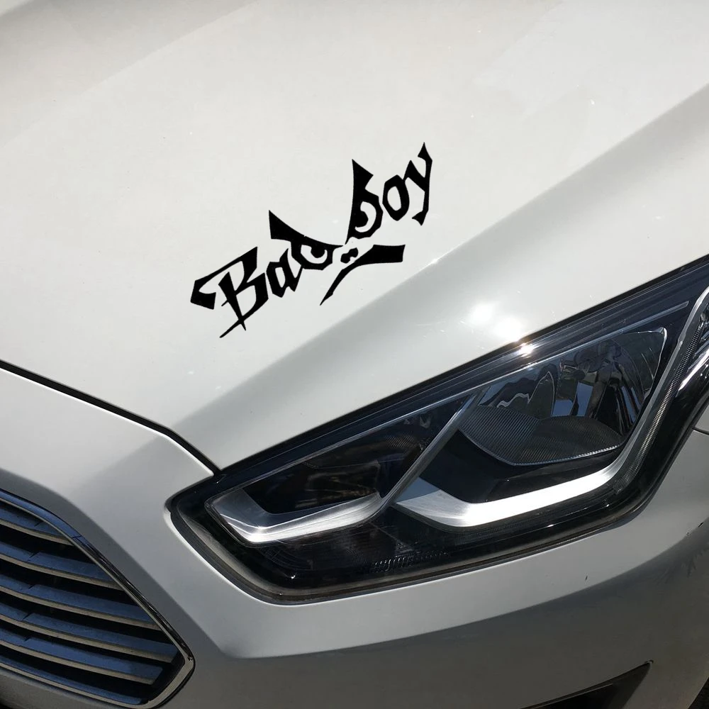 15.6cm*6.3cm Alphabet Bad Boy Funny Car Stickers Exterior Accessories Car Styling Decal Sticker for Car or Motorcycle 15.6cm*6.3cm Alphabet Bad Boy Funny Car Stickers Exterior Accessories Car Styling Decal Sticker for Car or Motorcycle